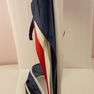 Haas-Jordan Golf Spectator Portable 38" Nylon Seat Umbrella Chair Combo